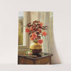 Oriental Poppy and Coleus in a Cloisonné vase by Jessica Hayllar