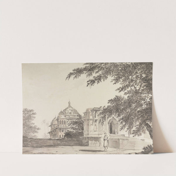 Original Drawings for Choix de Vues de L&#039;Inde and Others Pl.42 by William Hodges