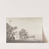 Original Drawings for Choix de Vues de L&#039;Inde and Others Pl.48 by William Hodges