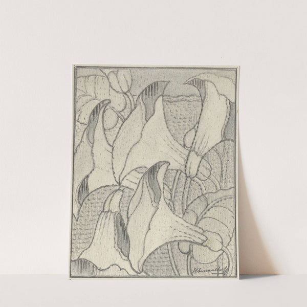 Ornament met lelies by Henri van Daalhoff