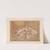 Ornament met twee putti by Anonymous