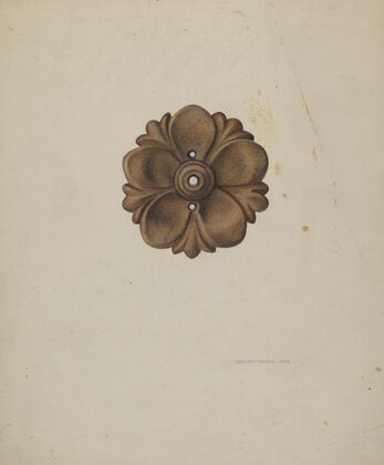 Ornamental Iron Rosette