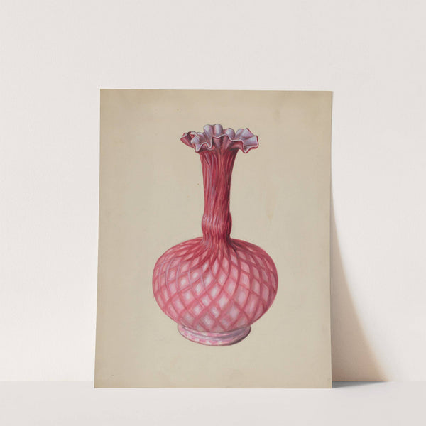 Ornamental Ruby Vase by Robert Stewart