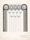 Ornamentale boekdrukstempel voor een boekband