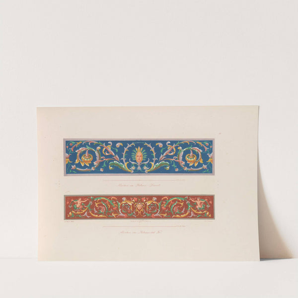 Ornamente aller klassischen Kunst-Epochen nach den Originalien in ihren eigenthümlichen Farben Pl.030 by Wilhelm Zahn