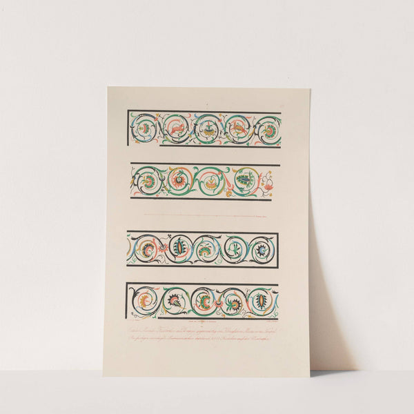 Ornamente aller klassischen Kunst-Epochen nach den Originalien in ihren eigenthümlichen Farben Pl.059 by Wilhelm Zahn