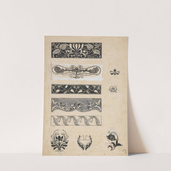 Ornamenten met bloemen by Willem Wenckebach