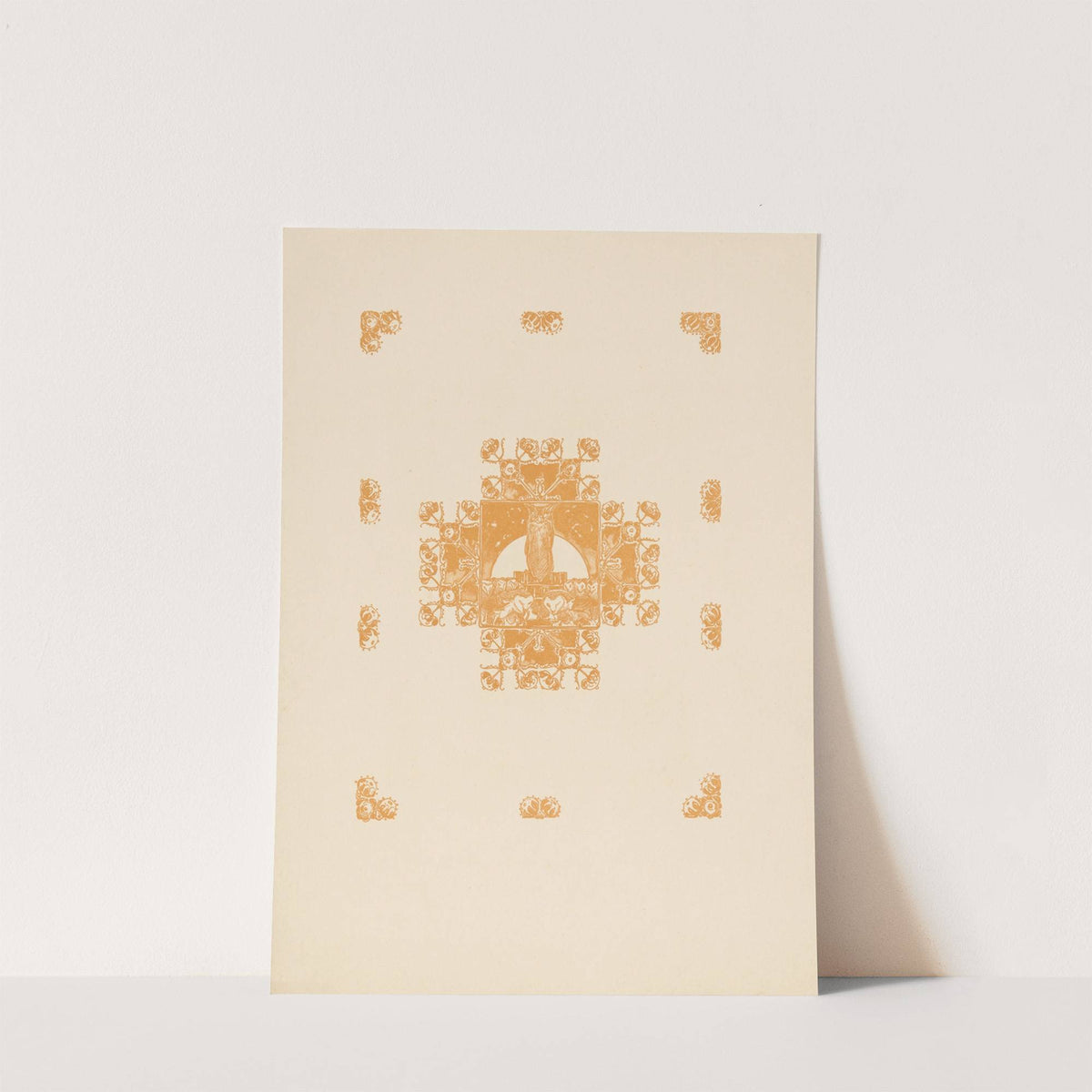 Ornamentiek en uilen. (1910) by Bernard Willem Wierink