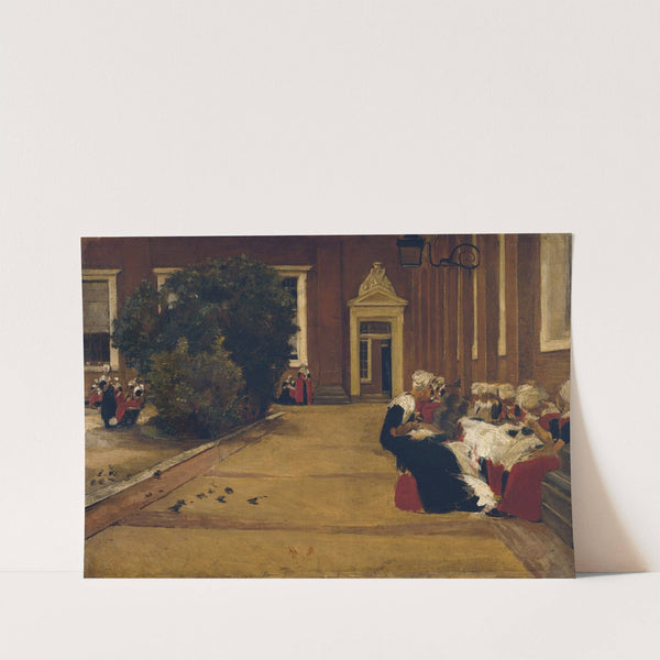 Orphan Girls in Amsterdam (1876) by Max Liebermann