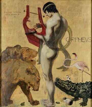 Orpheus and the animals (1891)