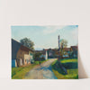 Ortsstraße in Gstadt am Chiemsee (circa 1930) by Hiasl Maier-Erding