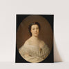Oscara Fredrica Leopoldina Wahlström (1828-1895) by Amalia Lindegren