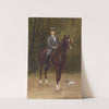 Oskar von Fraenkel zu Pferd by Ignace Spiridon