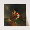 Ossian and Malvina (after 1821) by Johann Peter Krafft