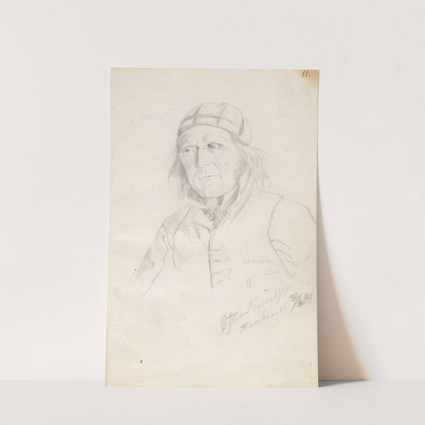 Østen Knudsen Håkanes (1844) by Adolph Tidemand
