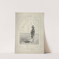 Ostend (Seul avec l’ocean sous le regard de Dieu!) (c. 1856) by Félicien Rops