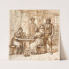 Osteriscene (1810 – 1873) by Wilhelm Marstrand