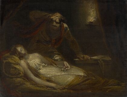 Othello and Desdemona