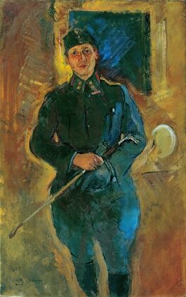 Otto von Aichelburg-Zossenegg als Kavallerieoberleutnant