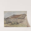 Oude schuur by Willem Anthonie van Deventer