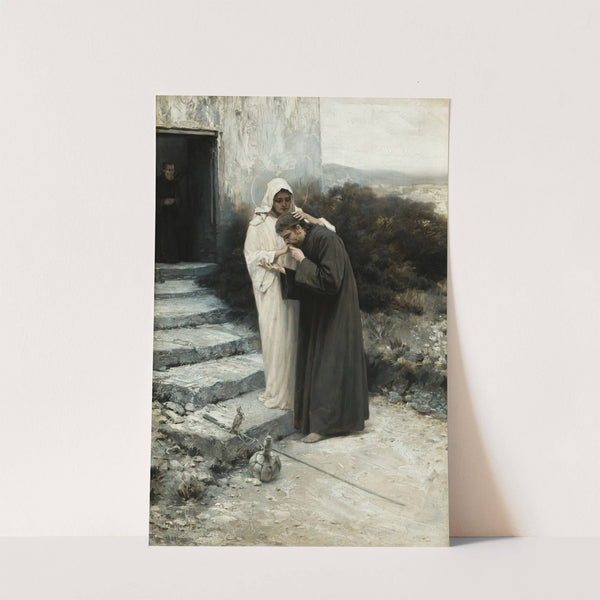 Our Lady Says Farewell to Christ by Piotr Stachiewicz