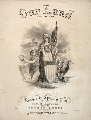 Our Land – Sheet Music Cover (c. 1858)