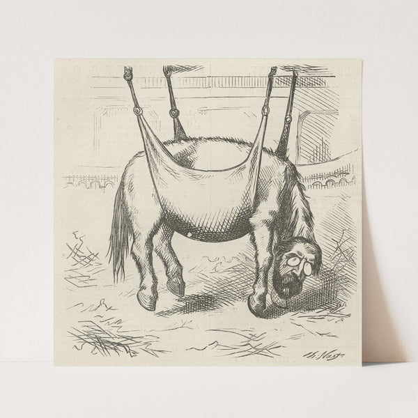 Our mare still lives (1871) by Thomas Nast