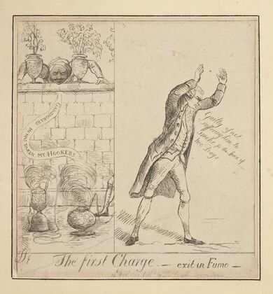 The first charge. Exit in fumo (1788)