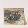 Landscape with horseman by Jean Galioth Nardois