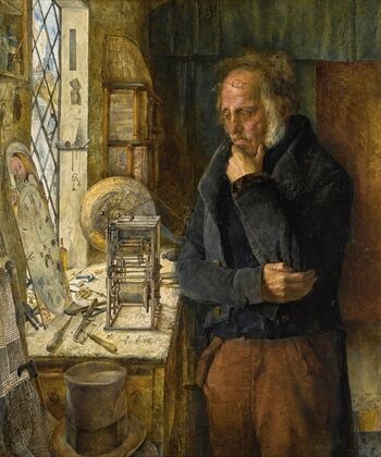 Our village clockmaker solving a problem