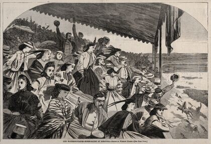 Our Watering Places – Horse Racing at Saratoga (1865)
