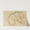 Ours accroupi (19th century) by Antoine-Louis Barye