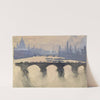 Out of my London window; dome and spires and chimneys, mist and smoke by Joseph Pennell