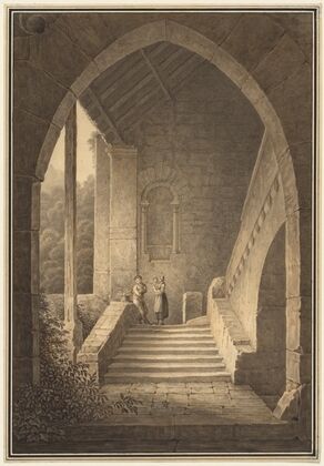 Outer Staircase of a Gothic Ruin (1830)