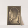 Outer Staircase of a Gothic Ruin (1830) by Domenico Quaglio the Elder
