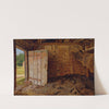 Outhouse interior by Christen Dalsgaard