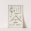 Outils propre a cheviller et a poser l&#8217;ouvrage. (1769-1774) by André Jacob Roubo