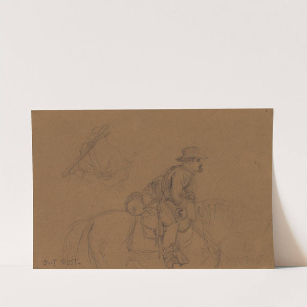 Outpost (1860-1865) by Alfred Rudolph Waud