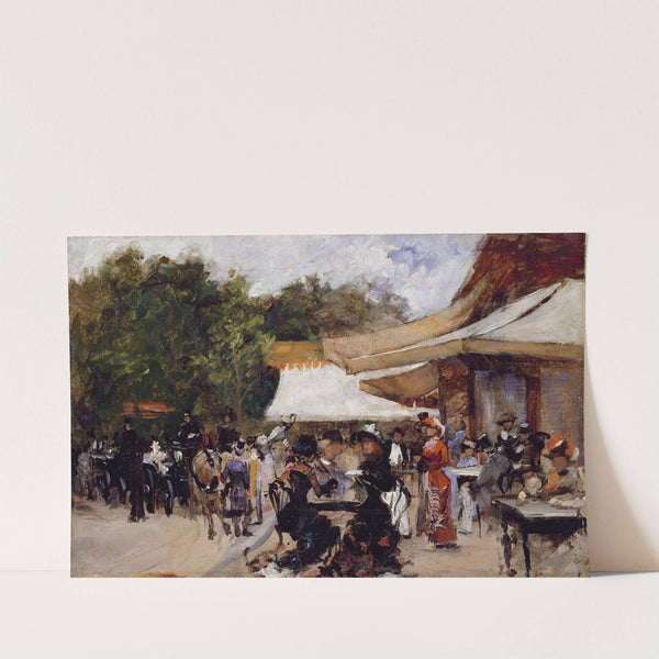Outside a Restaurant in the Bois de Boulogne by Hugo Birger