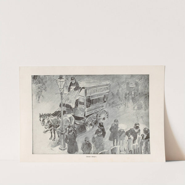 Outside Morley’s (1897) by Charles Dana Gibson