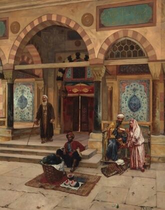 Outside The Mosque