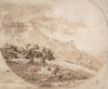 Oval Hilly Landscape