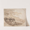 Oval Hilly Landscape by Richard Cooper the Elder