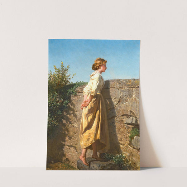 Over The Wall (1865) by Filippo Palizzi