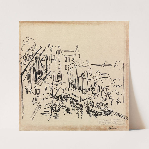 Overtoom in Amsterdam (1915) by Rik Wouters