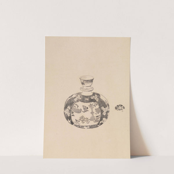 Oviform Ginger-Jar with Bell-Shaped Cover (1878) by James Abbott McNeill Whistler