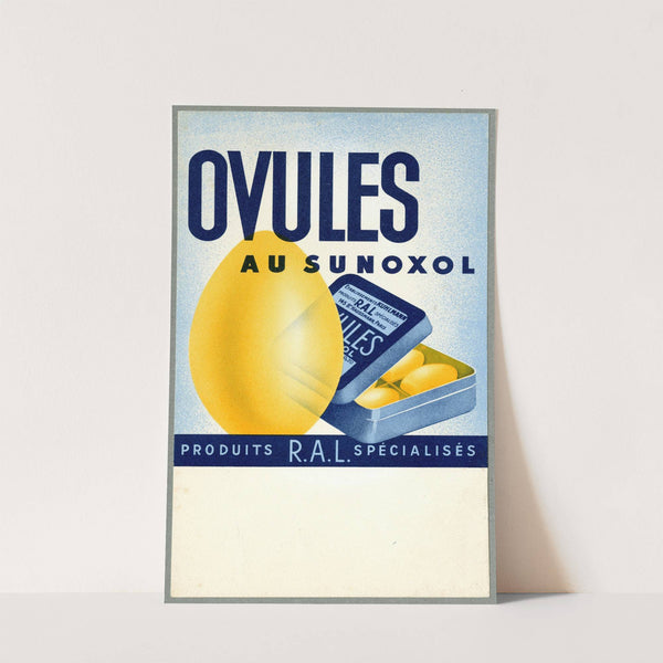 Ovules au Sunoxol (1910-1950) by Etablissement Kuhlmann