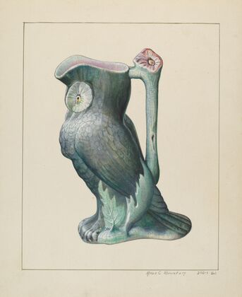 Owl Pitcher — size preview