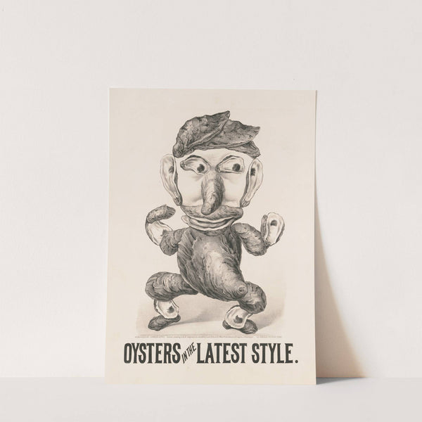 Oysters in the latest style (1875) by Currier & Ives.