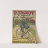 P. Fageot. Cycles, 1ère marque française. Lyon (1895) by Affiches V. Palyart & Fils
